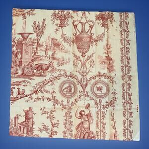 Lee Behren Historical Linen Sample LA LIBERTE AMERICAINE in Bisque 26”x26